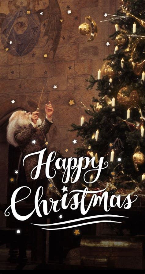 christmas harry potter background|cute harry potter christmas wallpaper.